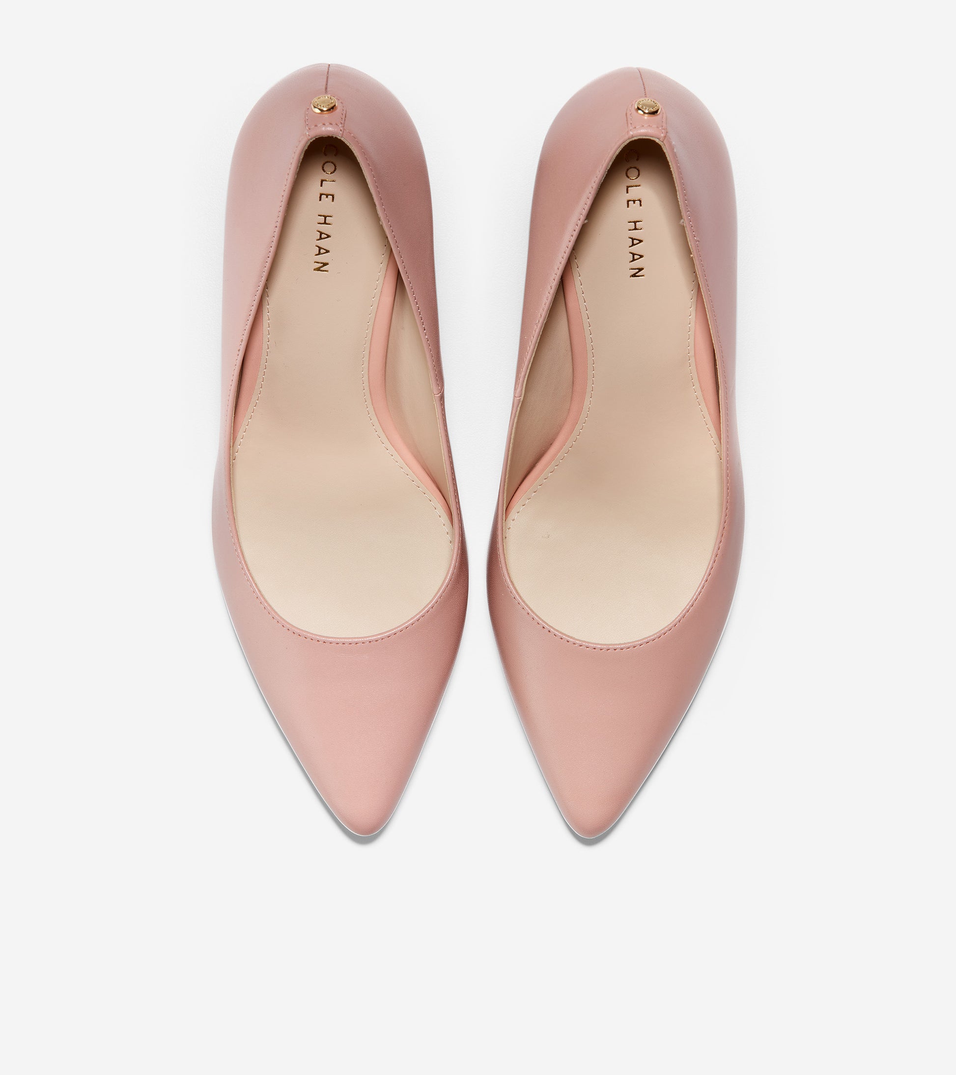 ColeHaan-Gemma Logo Pump -w12378-Misty Rose Leather