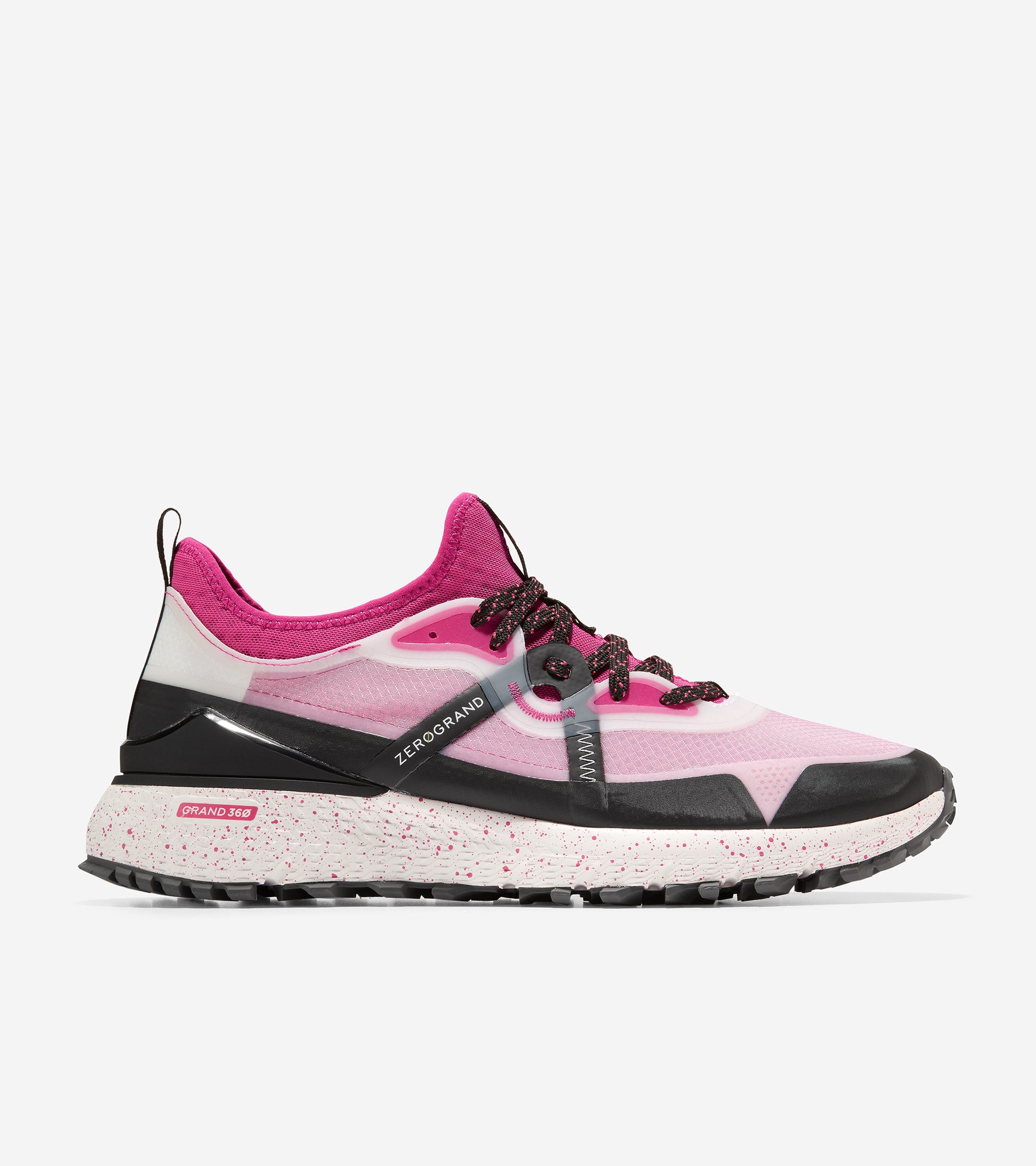 W20267-ZERØGRAND Overtake All Terrain Runner Wr-Fuscia Rose/ Black / White Wr