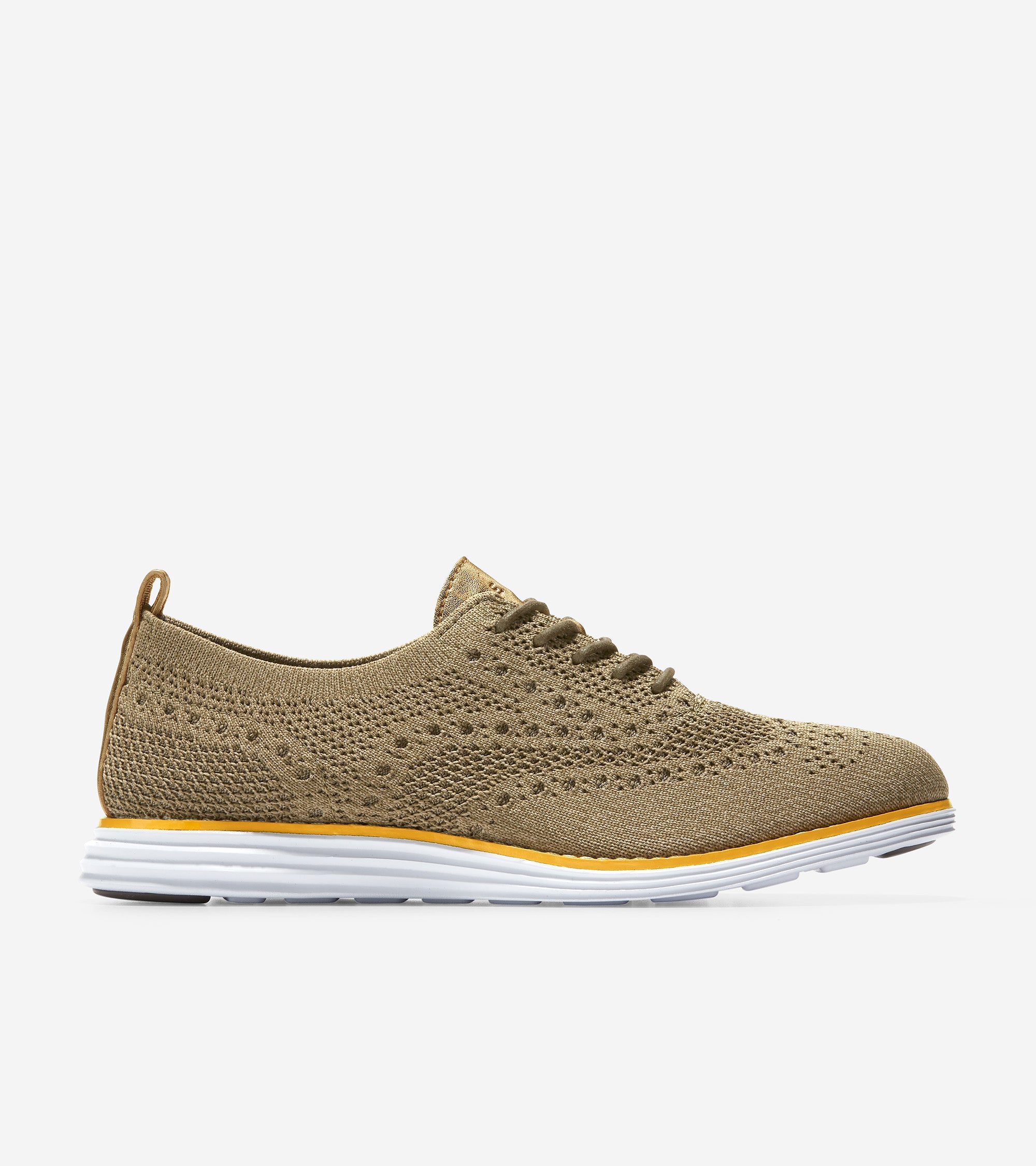 Originalgrand Stitchlite Wingtip Oxford W20502 BERKSHIRE KNIT CH GOLD OPTIC WHITE SOLE MINERAL Y Cole Haan Saudi Arabia