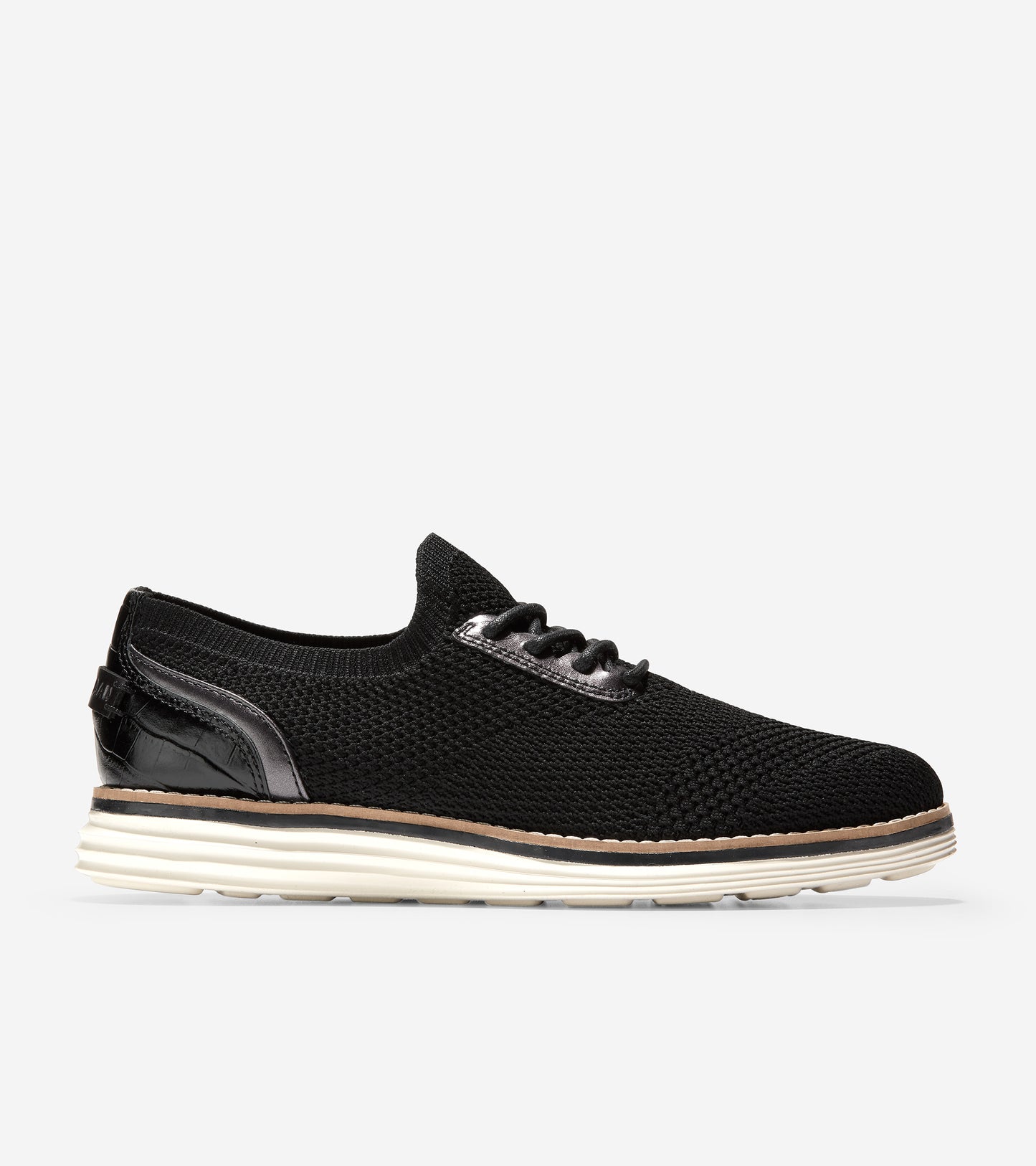 ColeHaan-Originalgrand Meridian Oxford-w22402-Black Stitchlite/ Black Metallic/Ivory Midsole
