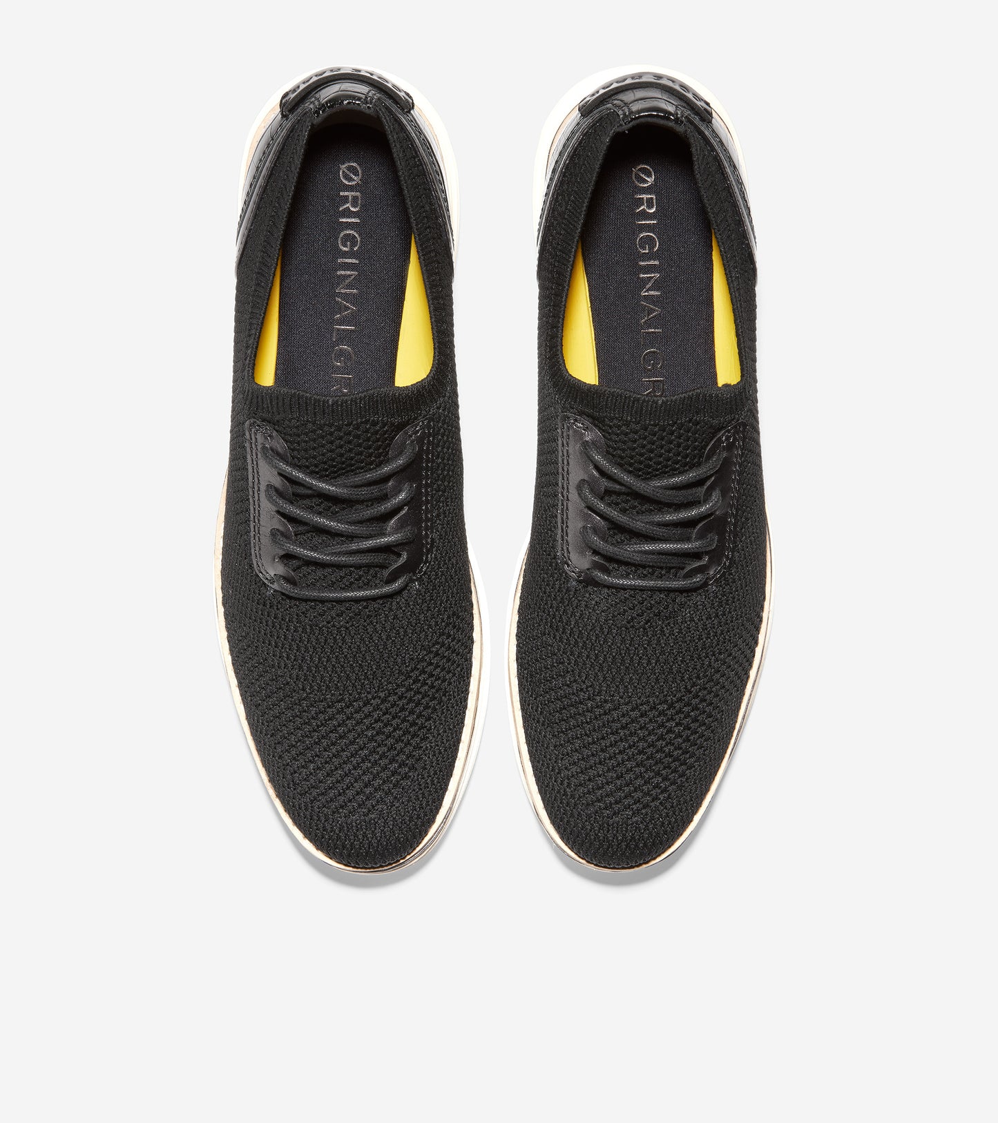 ColeHaan-Originalgrand Meridian Oxford-w22402-Black Stitchlite/ Black Metallic/Ivory Midsole