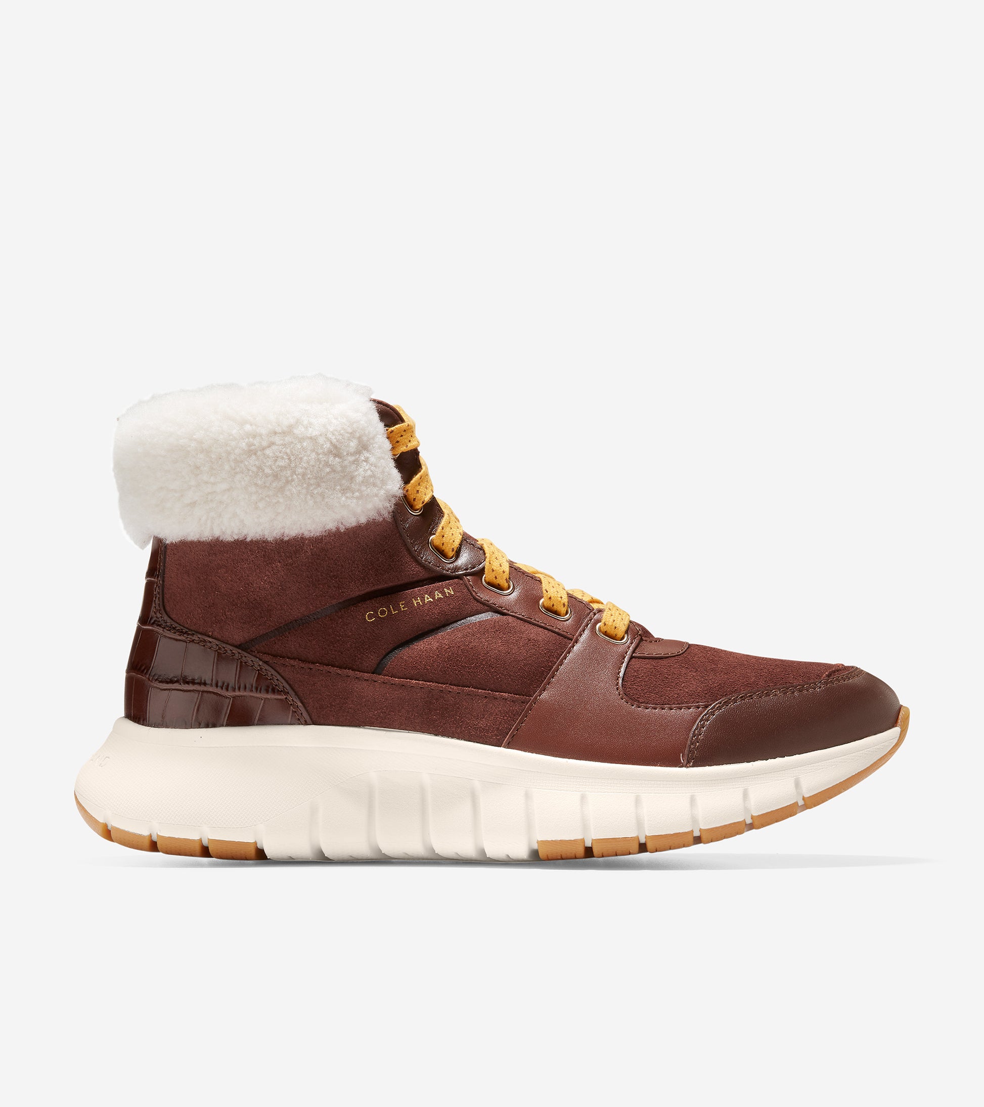 W22569-ZERØGRAND Flex Sneaker Boot -Hickory Leather 