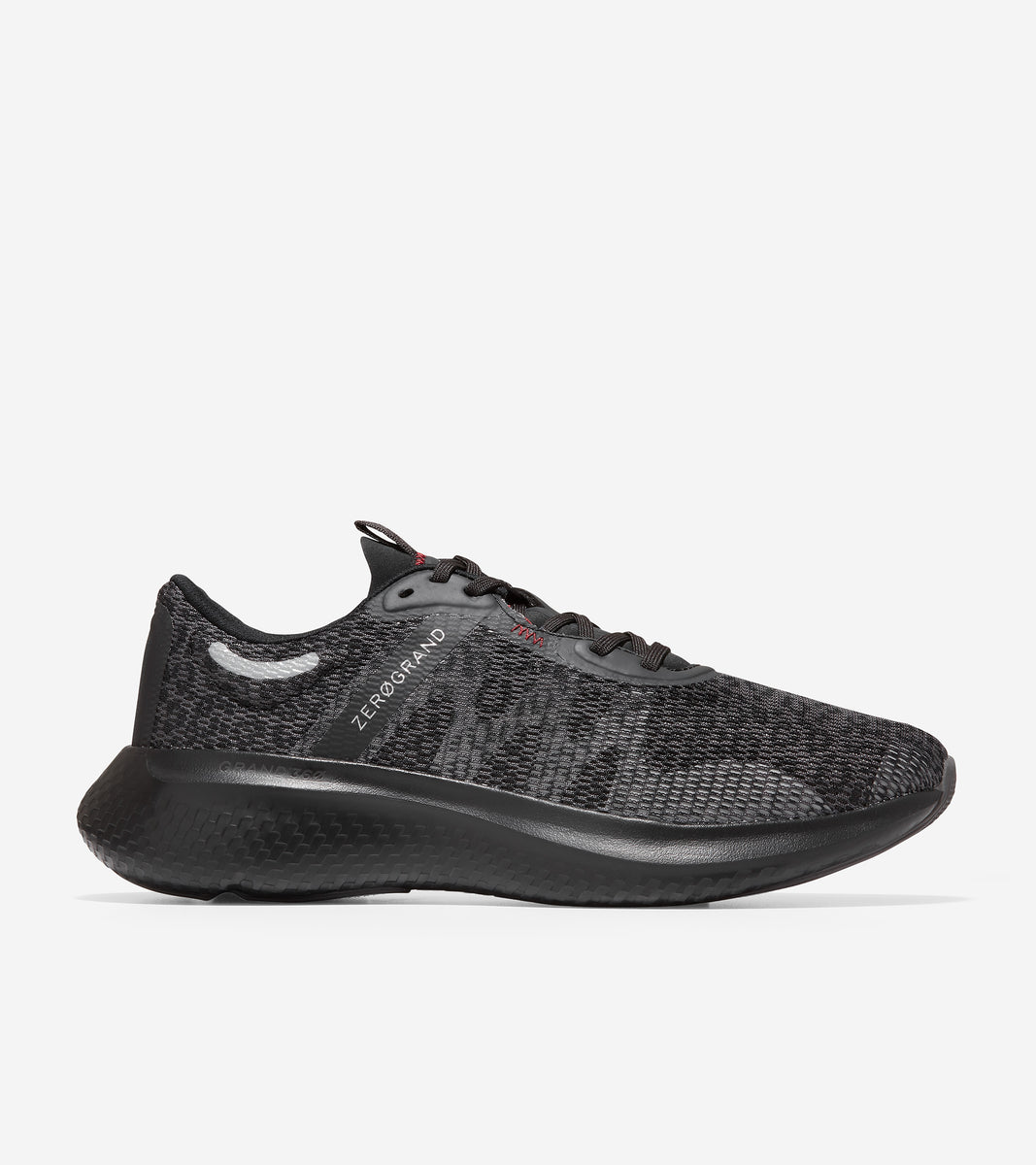 W22897-ZERØGRAND Outpace 2 Running Shoe-Black/Reflective Silver/Rio Red
