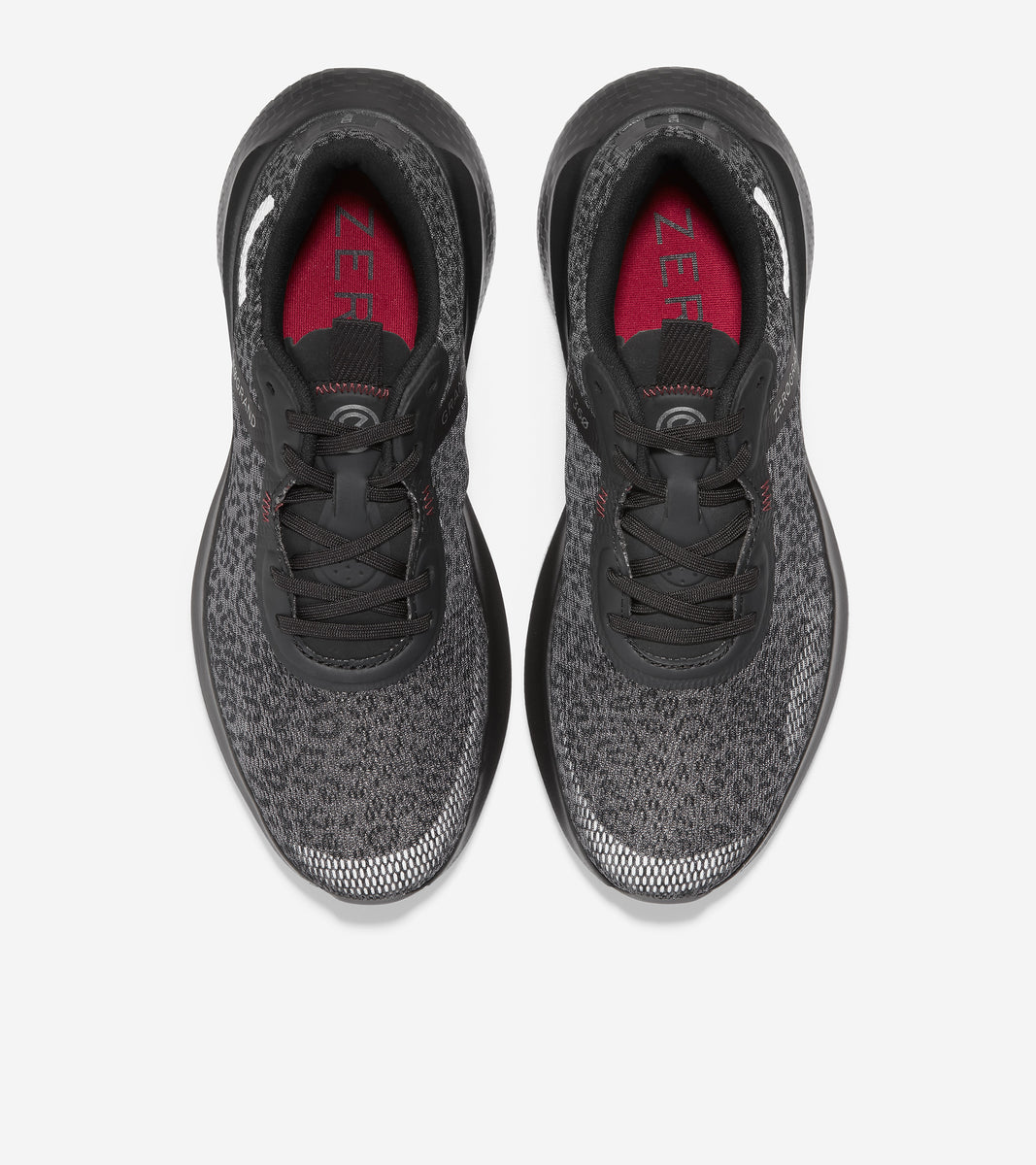 W22897-ZERØGRAND Outpace 2 Running Shoe-Black/Reflective Silver/Rio Red