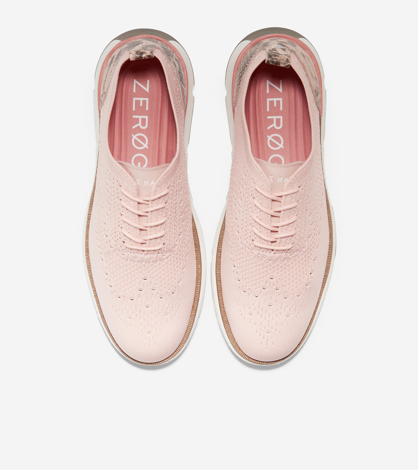 4.ZERØGRAND Oxford-w23560-Peach Whip Stitchlite™-Snake Print