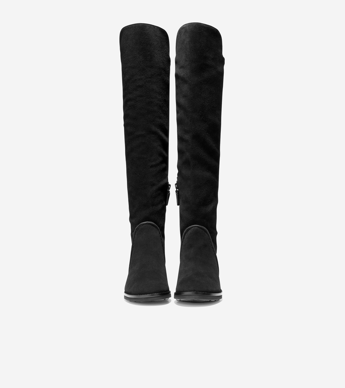 ColeHaan-Calgary Over-The-Knee Boot-w24672-Wr Black Suede