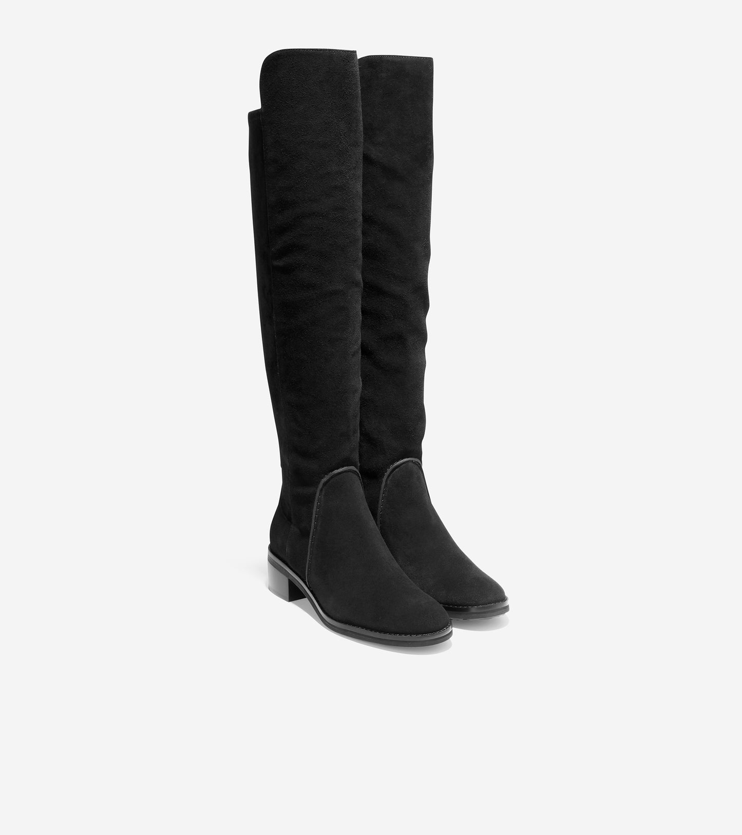 ColeHaan-Calgary Over-The-Knee Boot-w24672-Wr Black Suede
