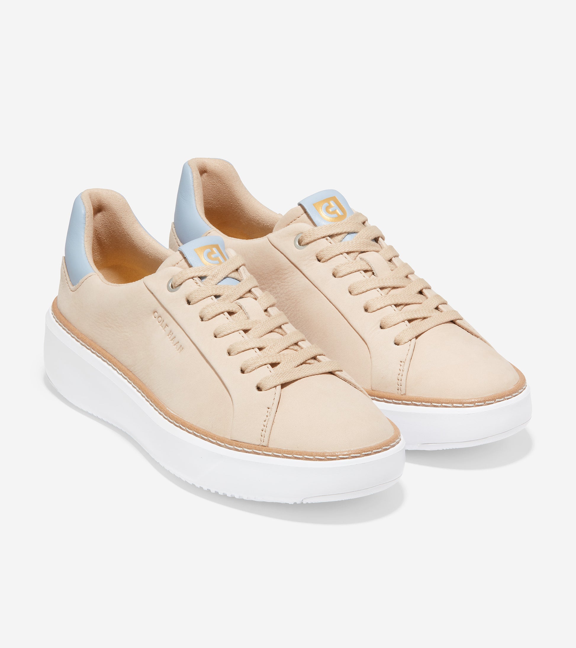 W24745-GrandPrø Topspin Sneaker-Oat-Blue Fog