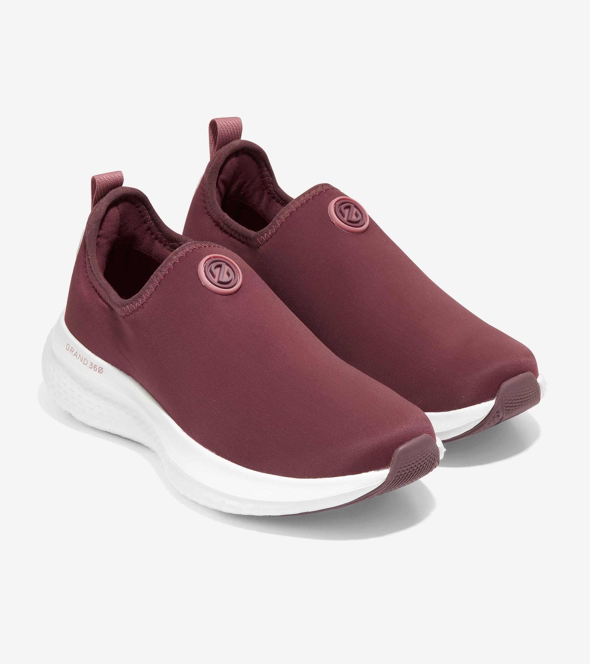 W25102-ZERØGRAND Changepace Slip-On Sneaker-Black Garnet-New Rose