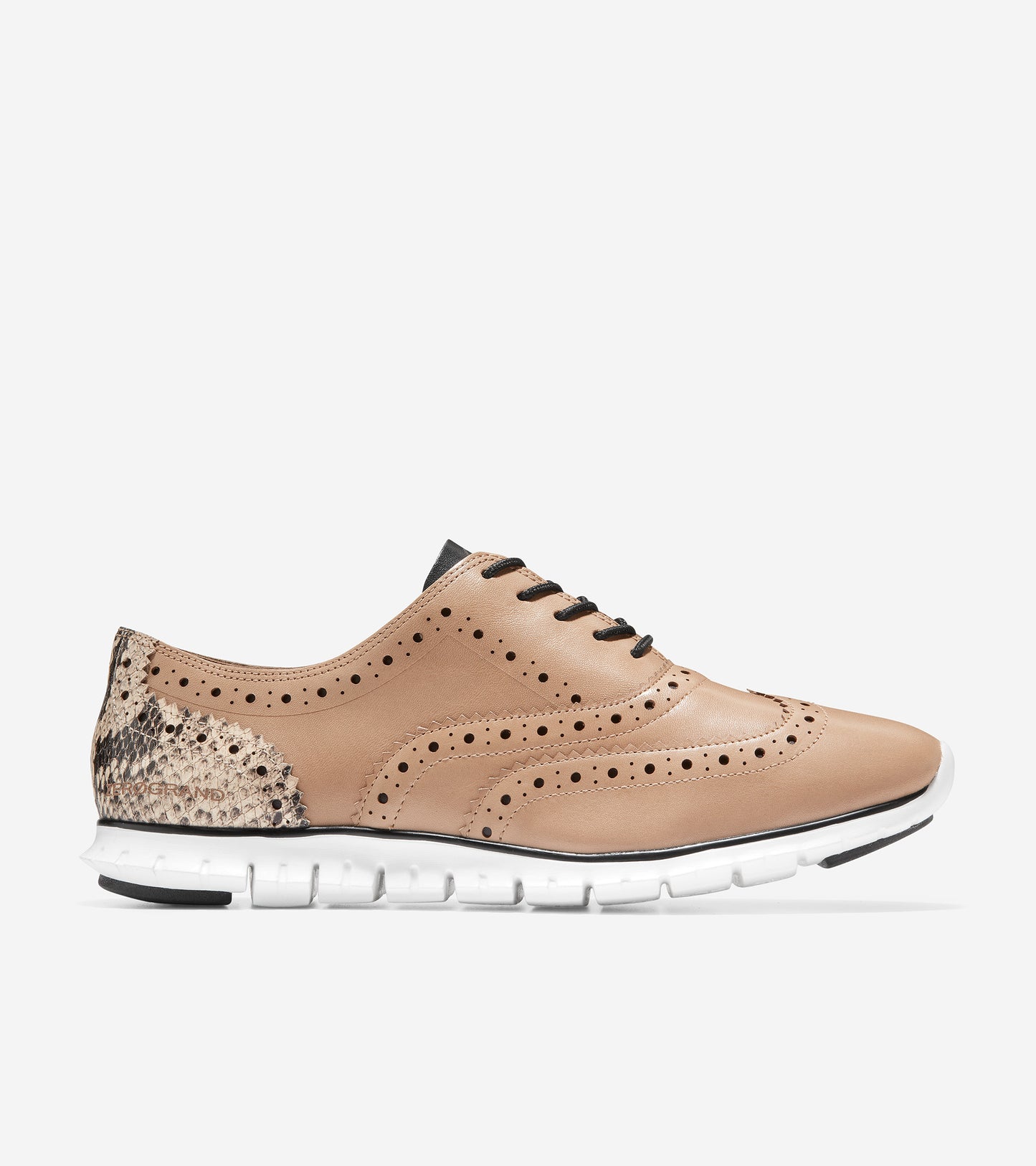 W25149-ZERØGRAND Wingtip Oxford-Birch Leather-Roccia Print