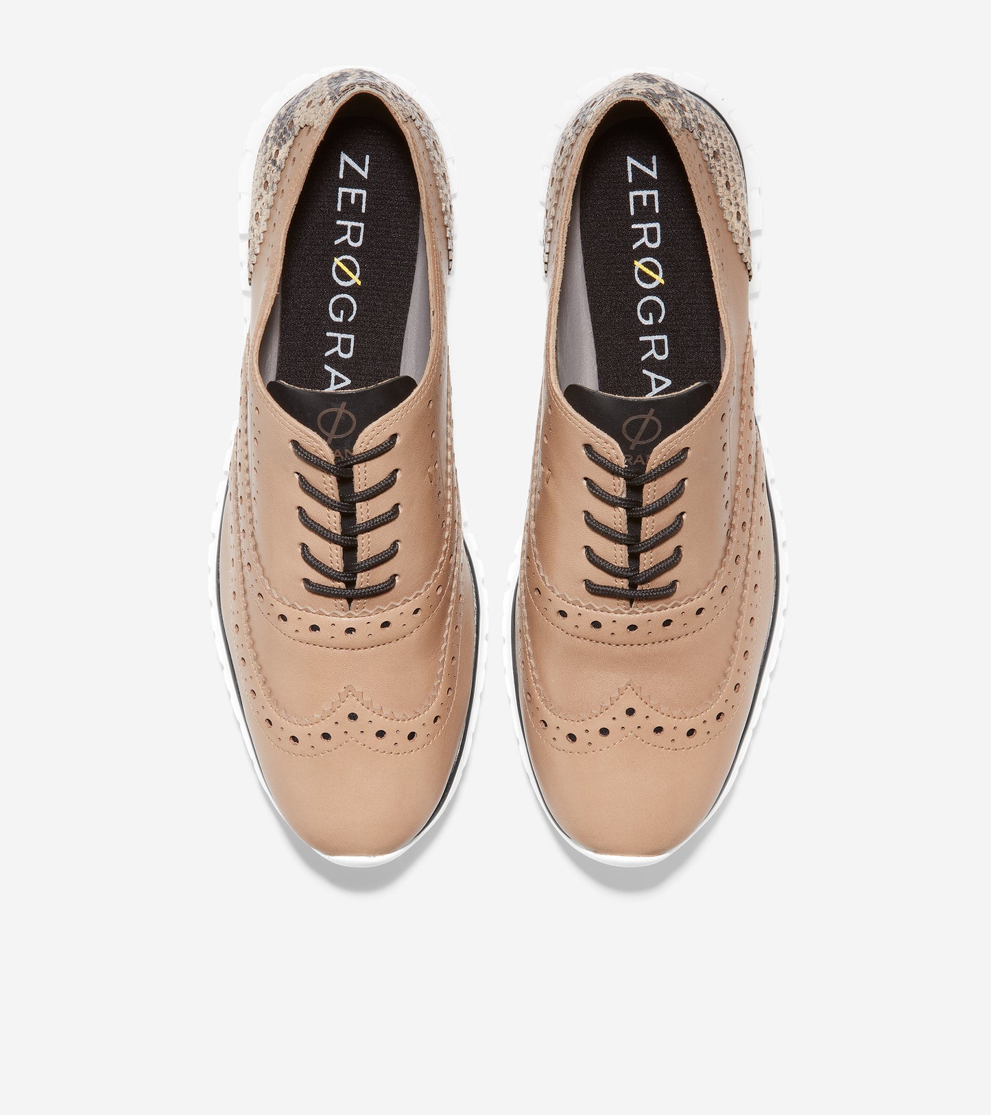 W25149-ZERØGRAND Wingtip Oxford-Birch Leather-Roccia Print