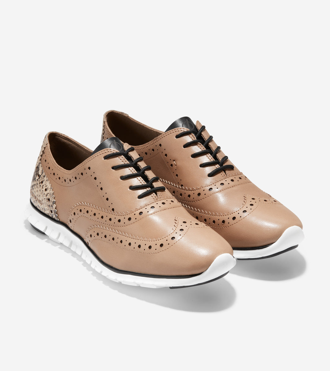 W25149-ZERØGRAND Wingtip Oxford-Birch Leather-Roccia Print