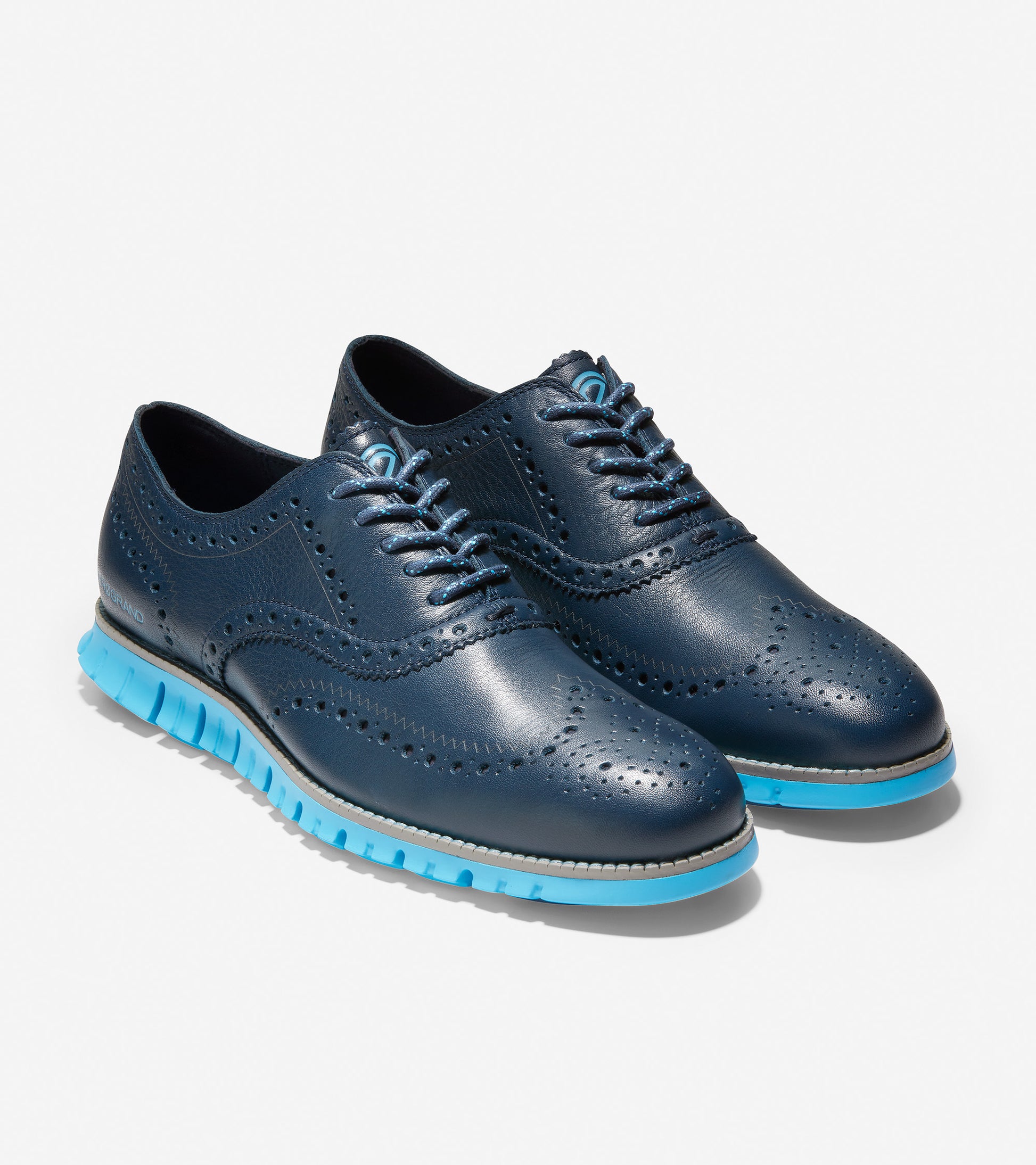 ColeHaan-ZERØGRAND Wingtip Oxford-c34040-Dark Denim-Cyan