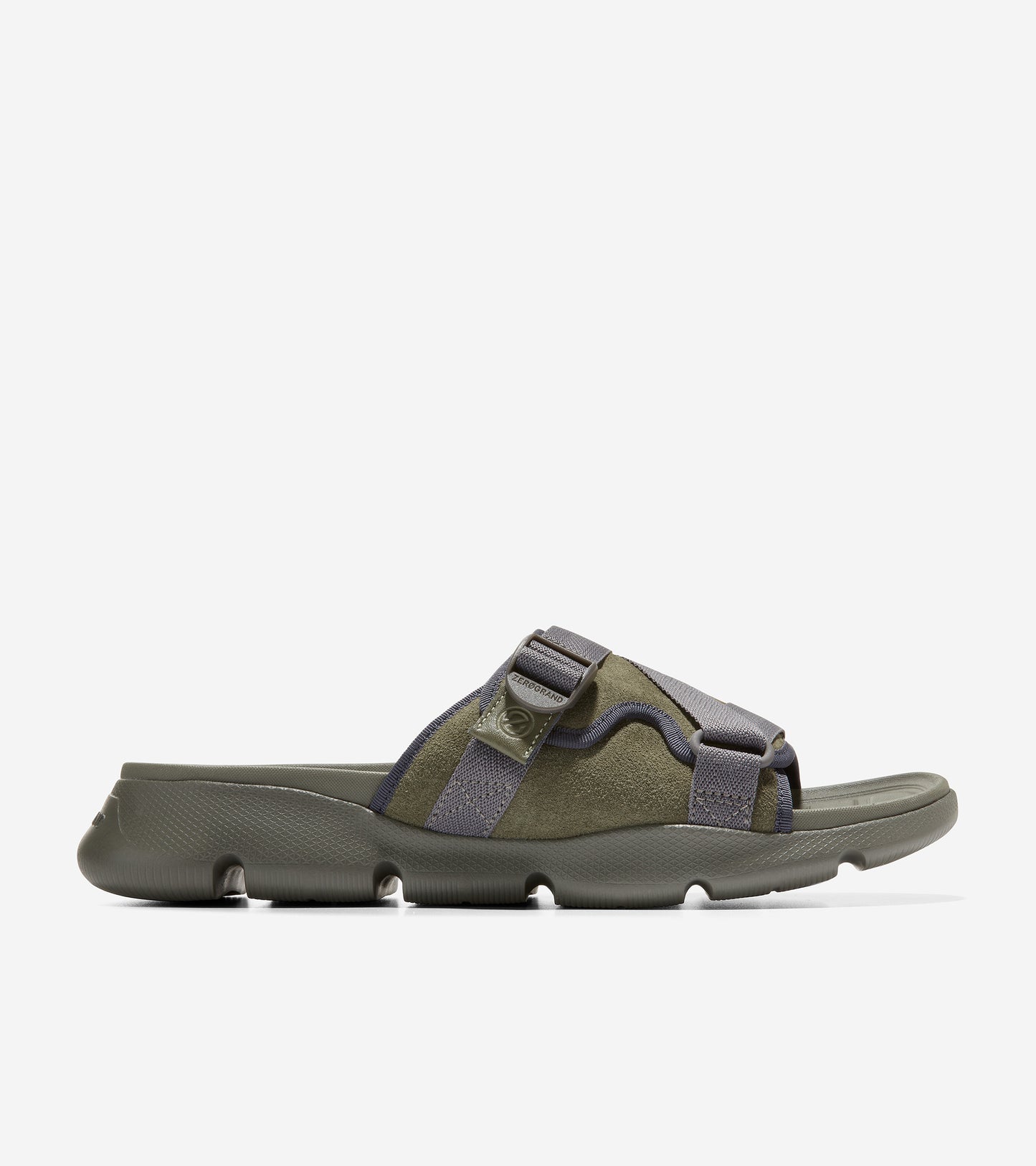 c35337-4.ZERØGRAND Multi-Strap Slide Sandal-Dusty Olive