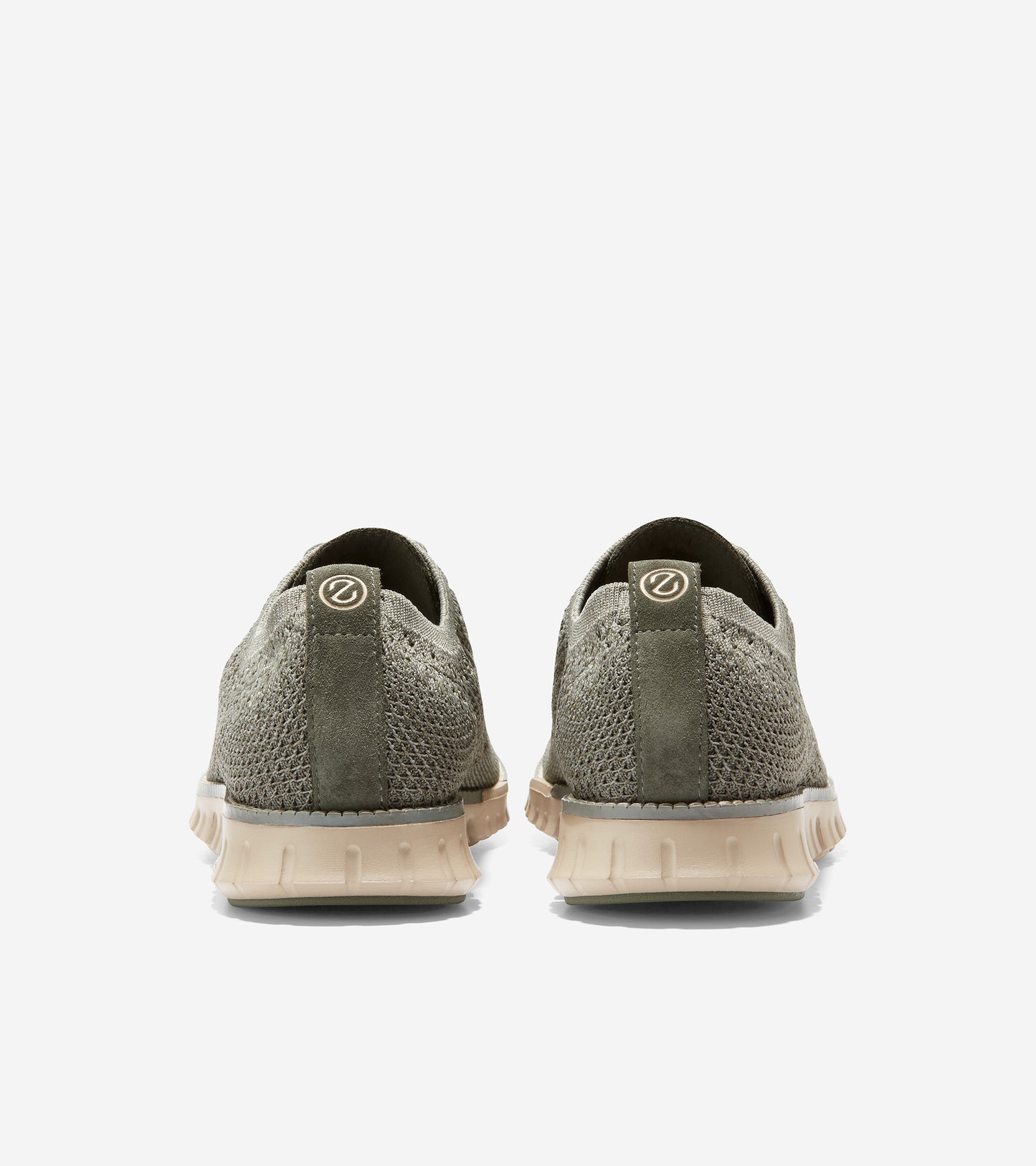 c35426-ZERØGRAND Wingtip Oxford-Dusty Olive Stitchlite™