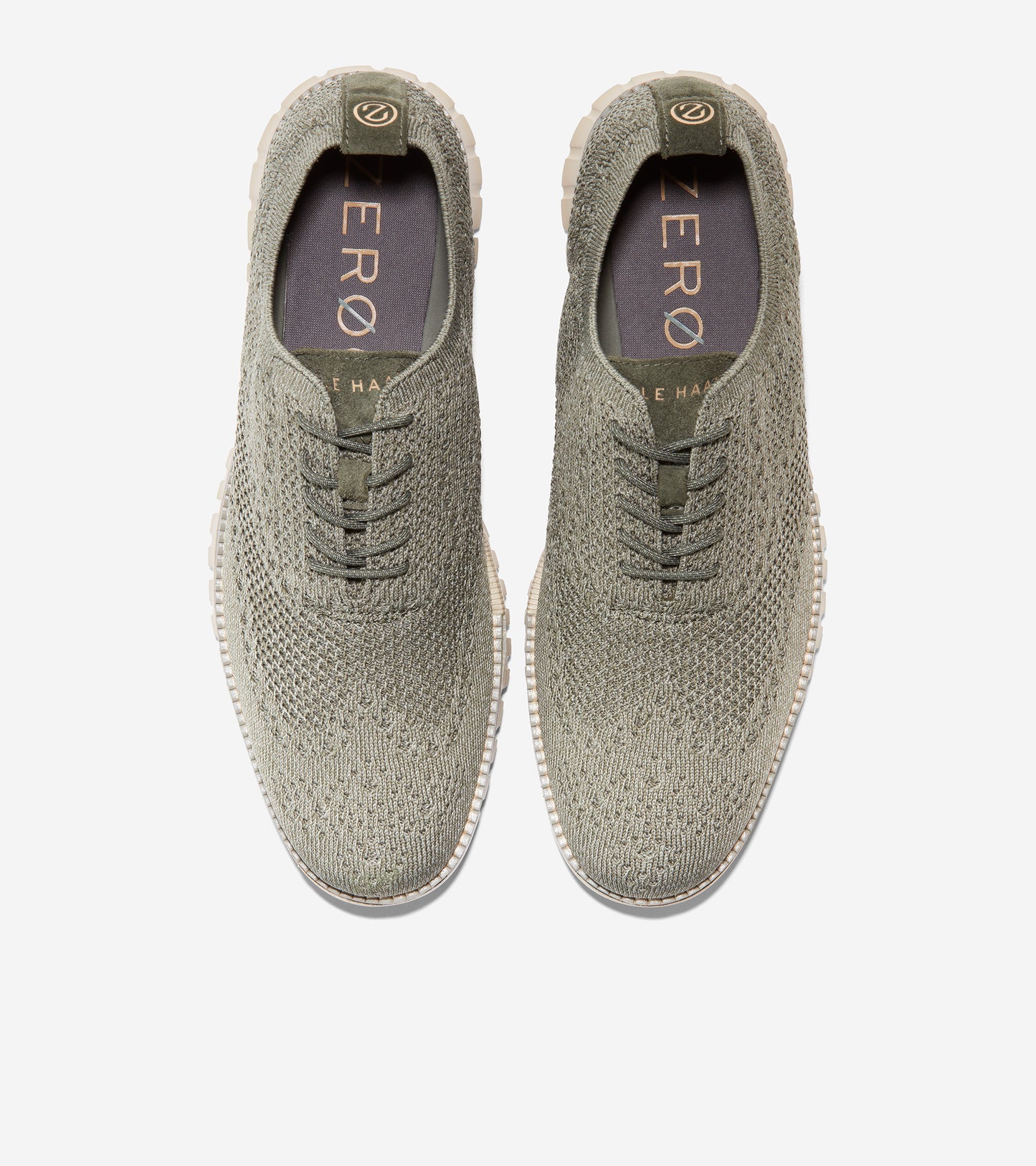 c35426-ZERØGRAND Wingtip Oxford-Dusty Olive Stitchlite™