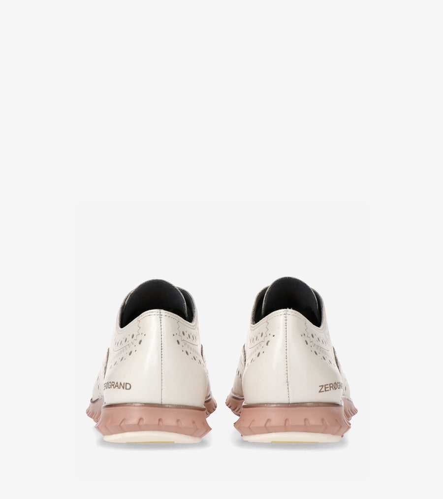 ColeHaan-ZERØGRAND Wingtip Oxford -w16192-Ivory Roccia Leather